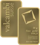 10 гр. Златно кюлче Valcambi | Minted