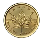 1/10 oz Златна монета Канадски Кленов Лист