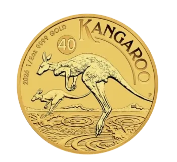 1/2 oz Златна монета Австралийско Кенгуру | 2026