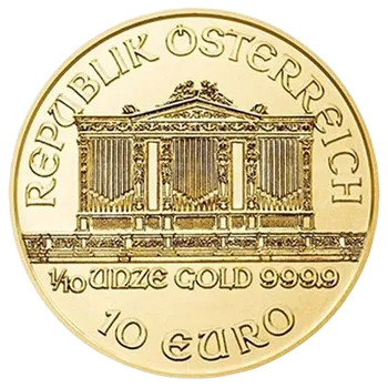 1/10 oz Златна монета Виенска Филхармония