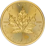 1 oz Златна монета Канадски Кленов Лист