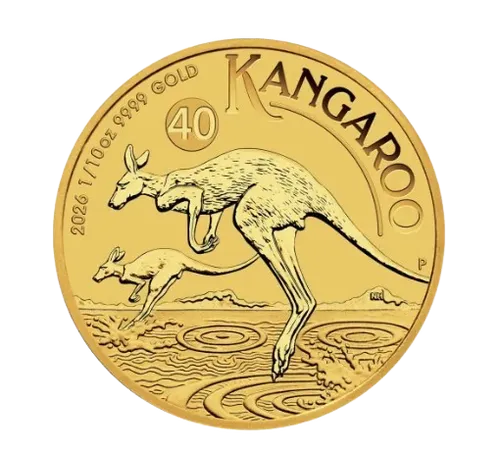 1/10 oz Златна монета Австралийско Кенгуру | 2026