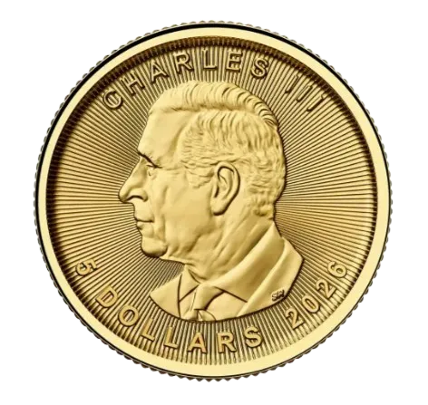 1/10 oz Златна монета Канадски Кленов Лист