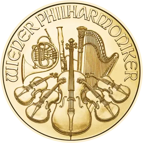 1/10 oz Златна монета Виенска Филхармония