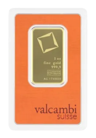 1 oz Златно кюлче Valcambi | Minted