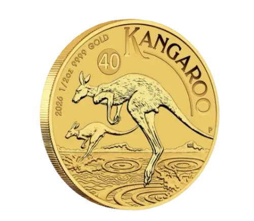 1/2 oz Златна монета Австралийско Кенгуру | 2026