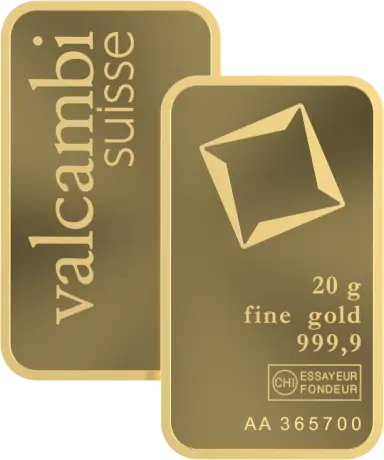 20 гр. Златно кюлче Valcambi
