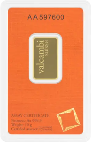 10 гр. Златно Кюлче Valcambi