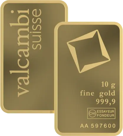 10 гр. Златно Кюлче Valcambi