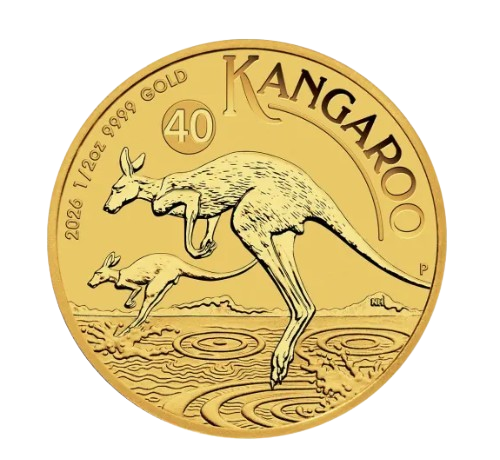 1/2 oz Златна монета Австралийско Кенгуру | 2026