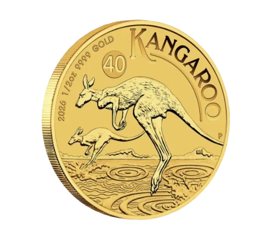 1/2 oz Златна монета Австралийско Кенгуру | 2026