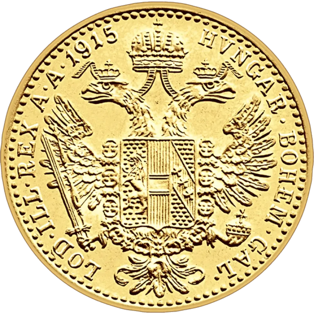 Златна монета 1 Австрийски дукат 1915